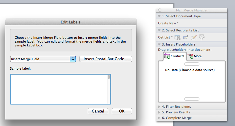 adjust margins in mailing labels in word for mac 2011